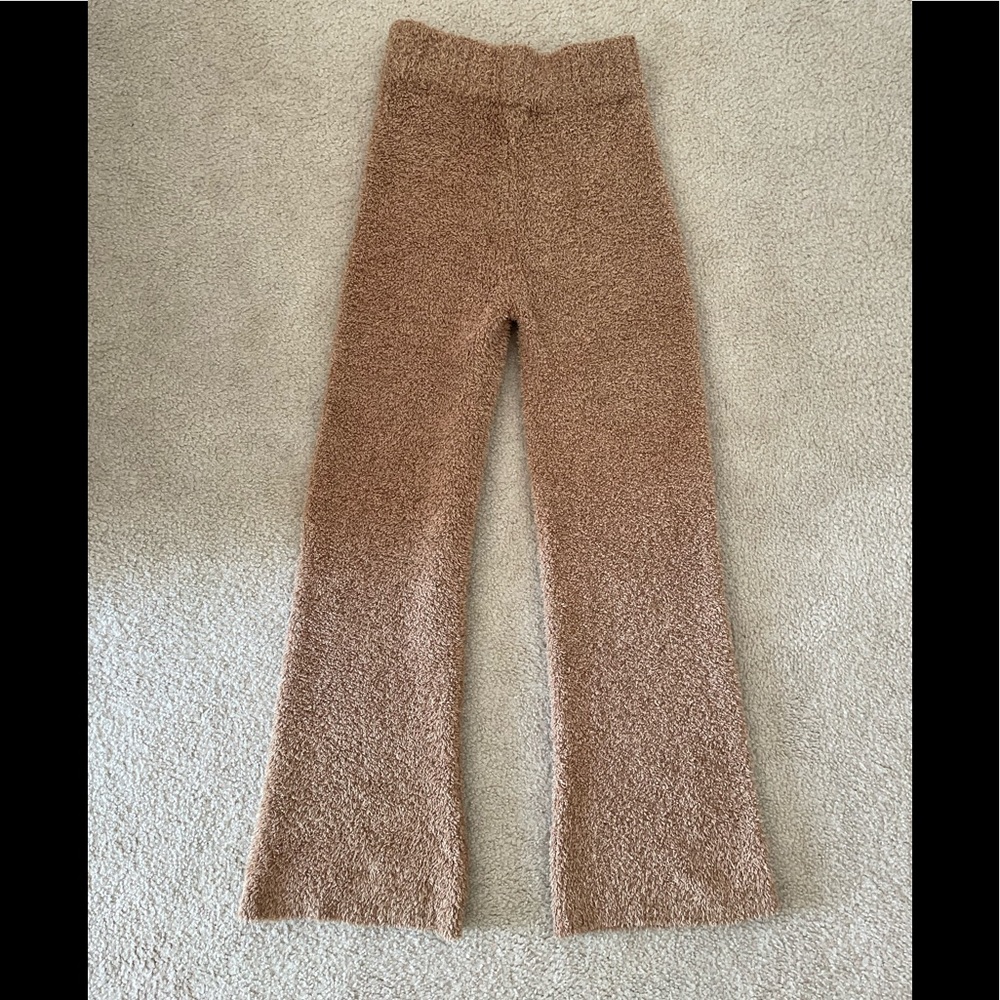 Young Fabulous & Broke Beige Fuzzy Pants XS